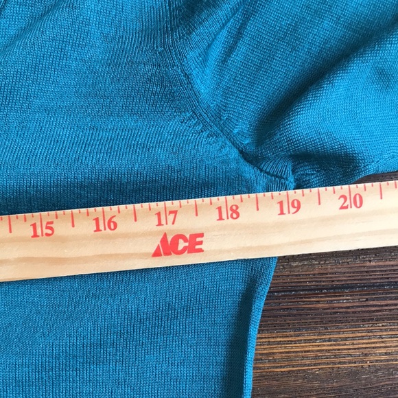 Calvin Klein Roll Cowl Neck Sweater Size Med Wool Irish Green St. Patrick's Day - Picture 10 of 12